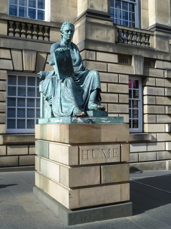 David Hume statue Edinburgh